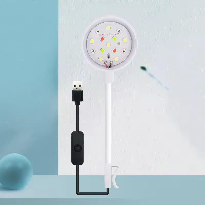 Full Spectrum LED Aquarium Light with Adjustable Gooseneck – USB Powered Fish Tank Light for Vibrant Plant and Fish Growth 8