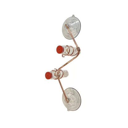 Geometric Window Hummingbird Feeder – Modern Copper and Aluminum Design with Easy-Fill Bottles for Hummingbird Nectar 5