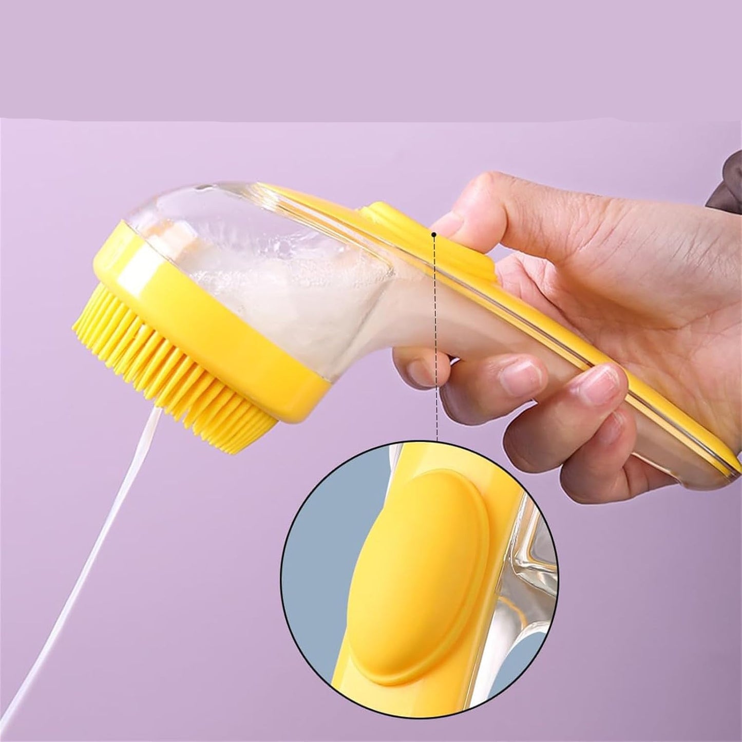Grooming Brush for Dogs with Built-In Soap Dispenser – Durable All-in-One Pet Grooming Tool for All Sizes 3