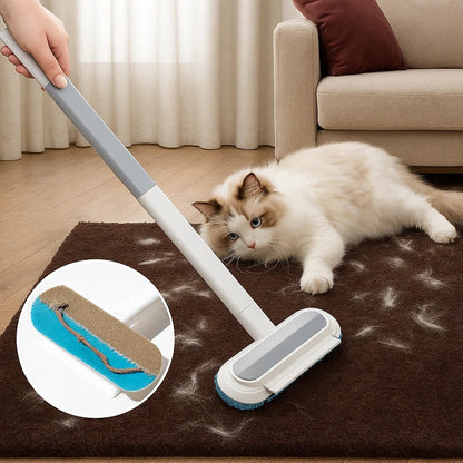Handheld Pet Hair Remover Tool – Dual-Surface Dog and Cat Hair Remover Brush for Furniture and Clothing 0