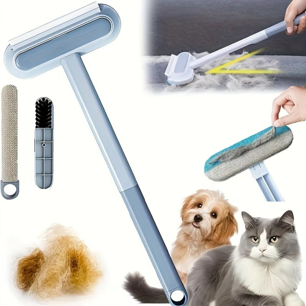 Handheld Pet Hair Remover Tool – Dual-Surface Dog and Cat Hair Remover Brush for Furniture and Clothing 1