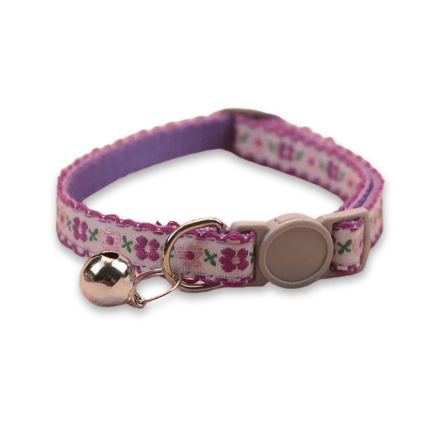 Handmade Floral Pattern Pet Collar – Adjustable and Colorful for Cats and Puppies 11