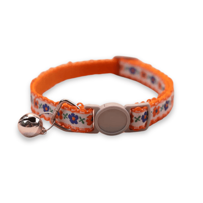 Handmade Floral Pattern Pet Collar – Adjustable and Colorful for Cats and Puppies 16