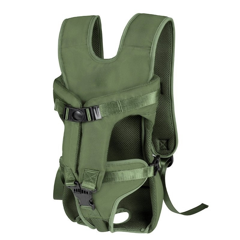 Hands-Free Dog Carrier Backpack for Small Dogs – Adjustable and Breathable Dog Bag for Comfortable Pet Transport 4