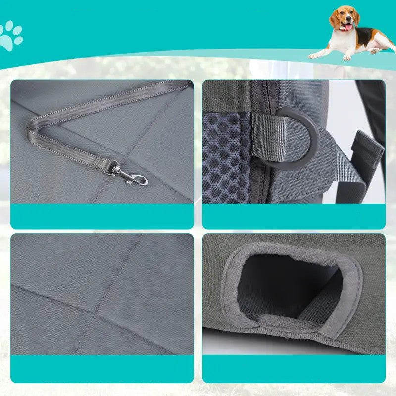Hands-Free Dog Carrier Backpack for Small to Medium Pets – Adjustable and Breathable Design 5