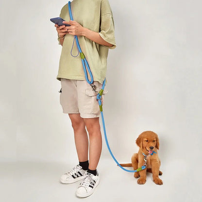Hands-Free Dog Leash with Reflective Design – Durable & Comfortable for All Dog Sizes, Perfect for Walking, Jogging, Running 3
