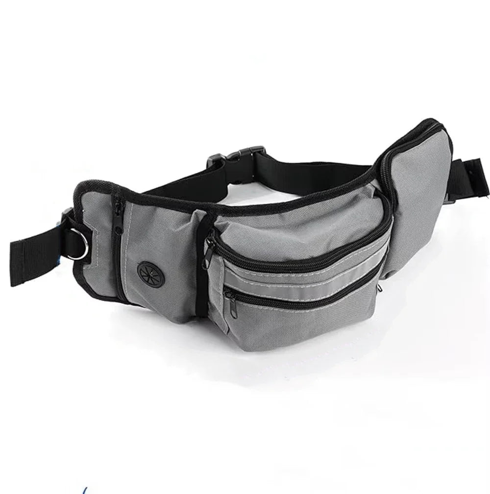 Hands-Free Dog Training Bag with Adjustable Belt – Spacious Multi-Pocket Design for Treats and Accessories 0