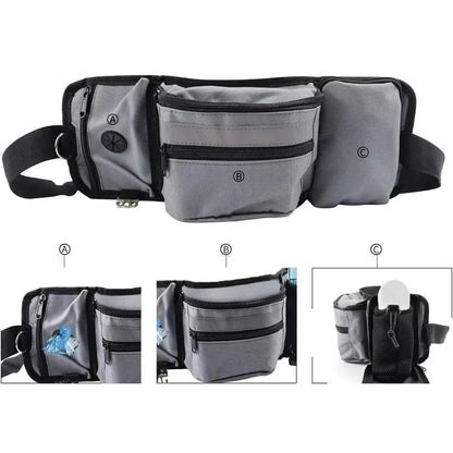 Hands-Free Dog Training Bag with Adjustable Belt – Spacious Multi-Pocket Design for Treats and Accessories 2