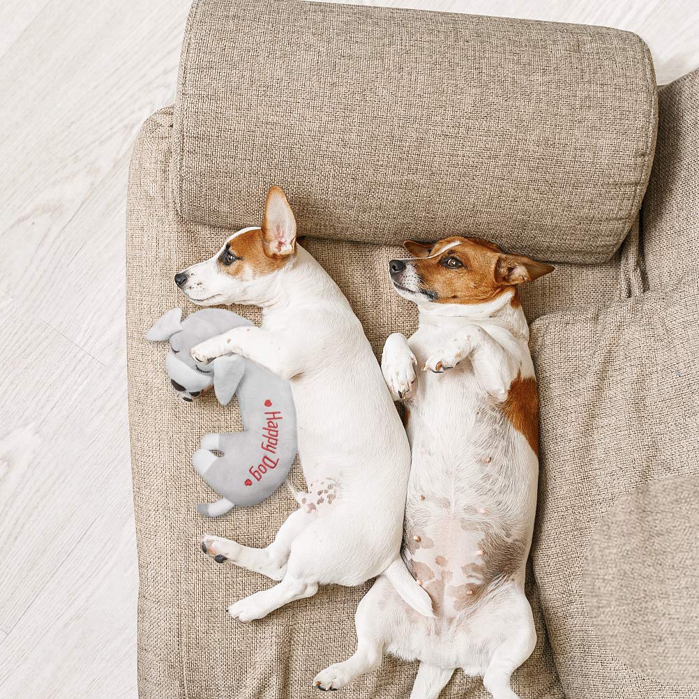 Plush Heartbeat Calming Dog Toy designed to relieve anxiety and provide comfort for dogs, featuring a soft fabric and lifelike heartbeat sound. 6