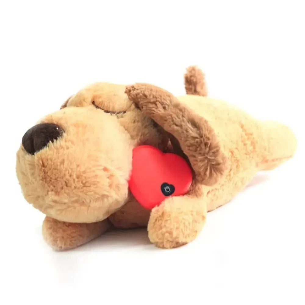 Heartbeat Stuffed Dog Toy for Anxiety Relief – Soft Plush Comfort Toy with Built-in Heartbeat, Ideal for Training and Soothing Stress 1