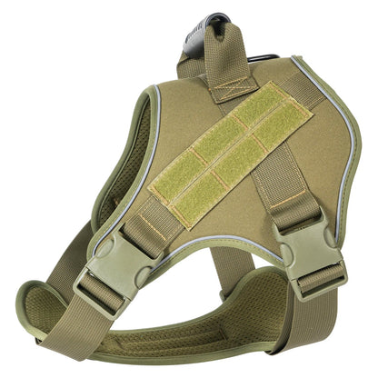 Heavy-Duty Tactical Dog Harness with Adjustable Straps and Padded Interior – Durable Reflective Design for Small to Large Dogs 2