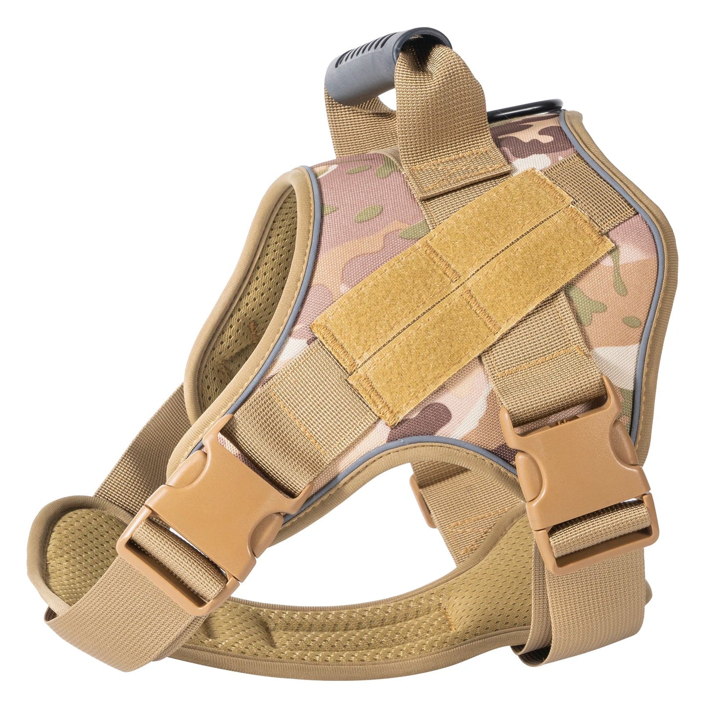 Heavy-Duty Tactical Dog Harness with Adjustable Straps and Padded Interior – Durable Reflective Design for Small to Large Dogs 3