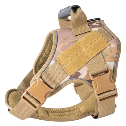 Heavy-Duty Tactical Dog Harness with Adjustable Straps and Padded Interior – Durable Reflective Design for Small to Large Dogs 3