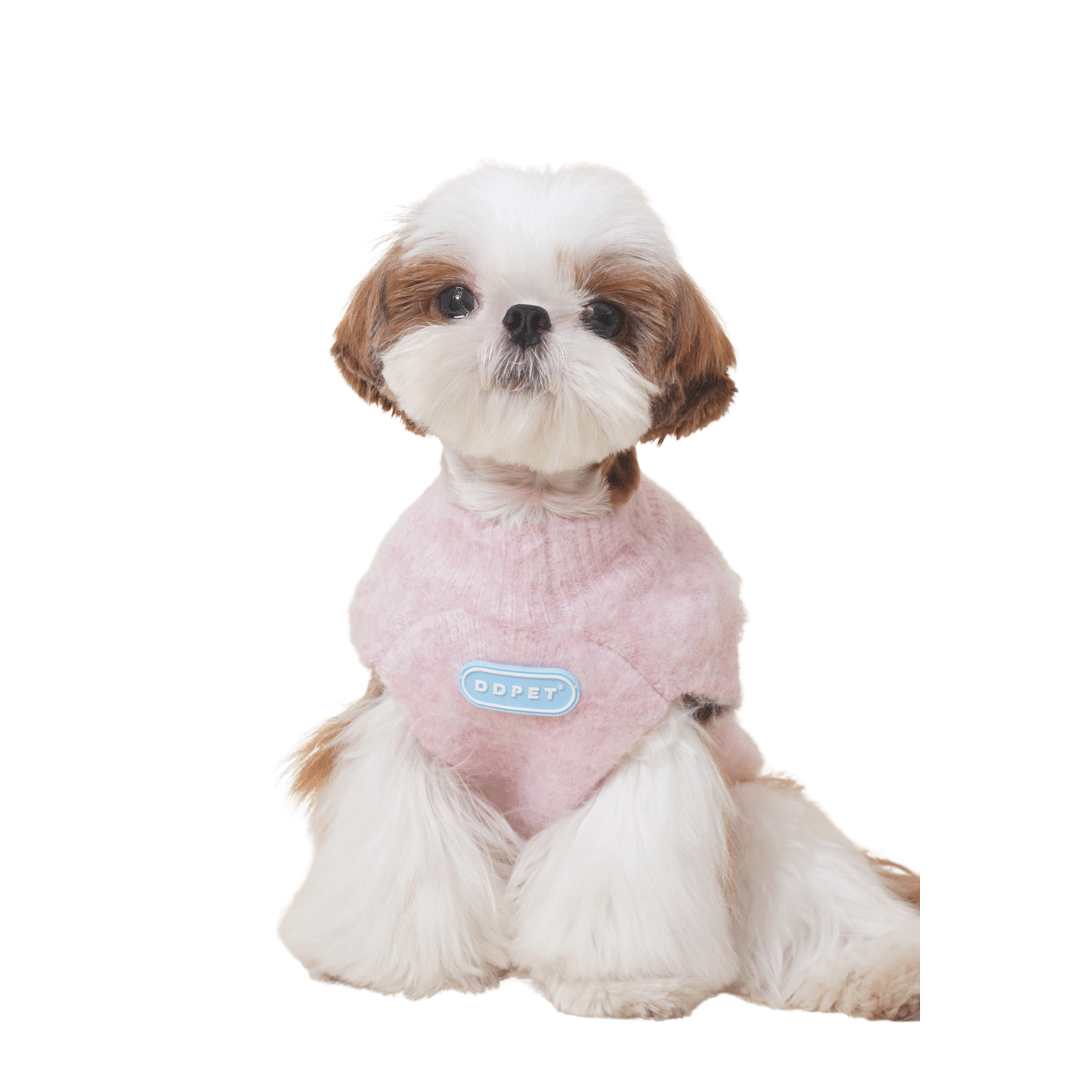 High-Neck Dog Sweater for Small Dogs – Cozy Knit Pet Apparel for Warmth and Comfort 1