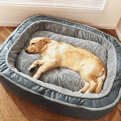 High-Sided Dog Bed with Raised Edge for Comfort and Security – Modern Design 0