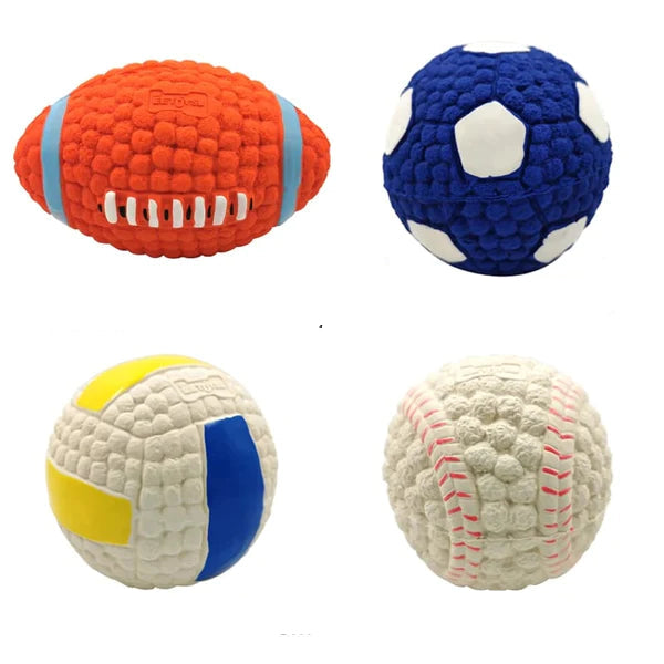 Indestructible Dog Toy Chew Ball for Aggressive Chewers - Non-Toxic, High Bounce Dental Health Toy 13
