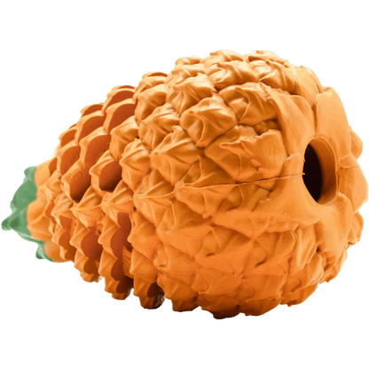 Indestructible Dog Toy – Pineapple Chew Toy for Aggressive Chewers with Treat Dispenser and Dental Care Features 3