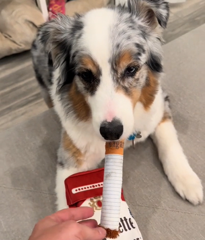 Indestructible Dog Toy for Aggressive Chewers – Durable Non-Toxic Material with Hilarious Cigarette Design 1