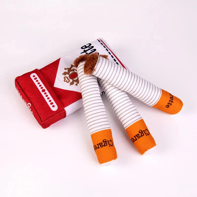 Indestructible Dog Toy for Aggressive Chewers – Durable Non-Toxic Material with Hilarious Cigarette Design 2