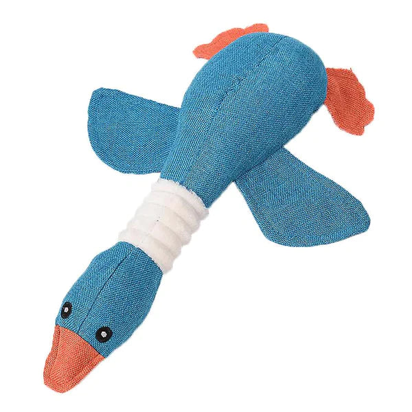 Indestructible Dog Toy for Aggressive Chewers – Extreme Goose with Organic Materials and Triple Stitching 0