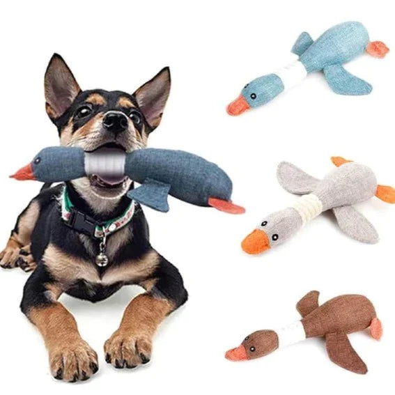 Indestructible Dog Toy for Aggressive Chewers – Extreme Goose with Organic Materials and Triple Stitching 1