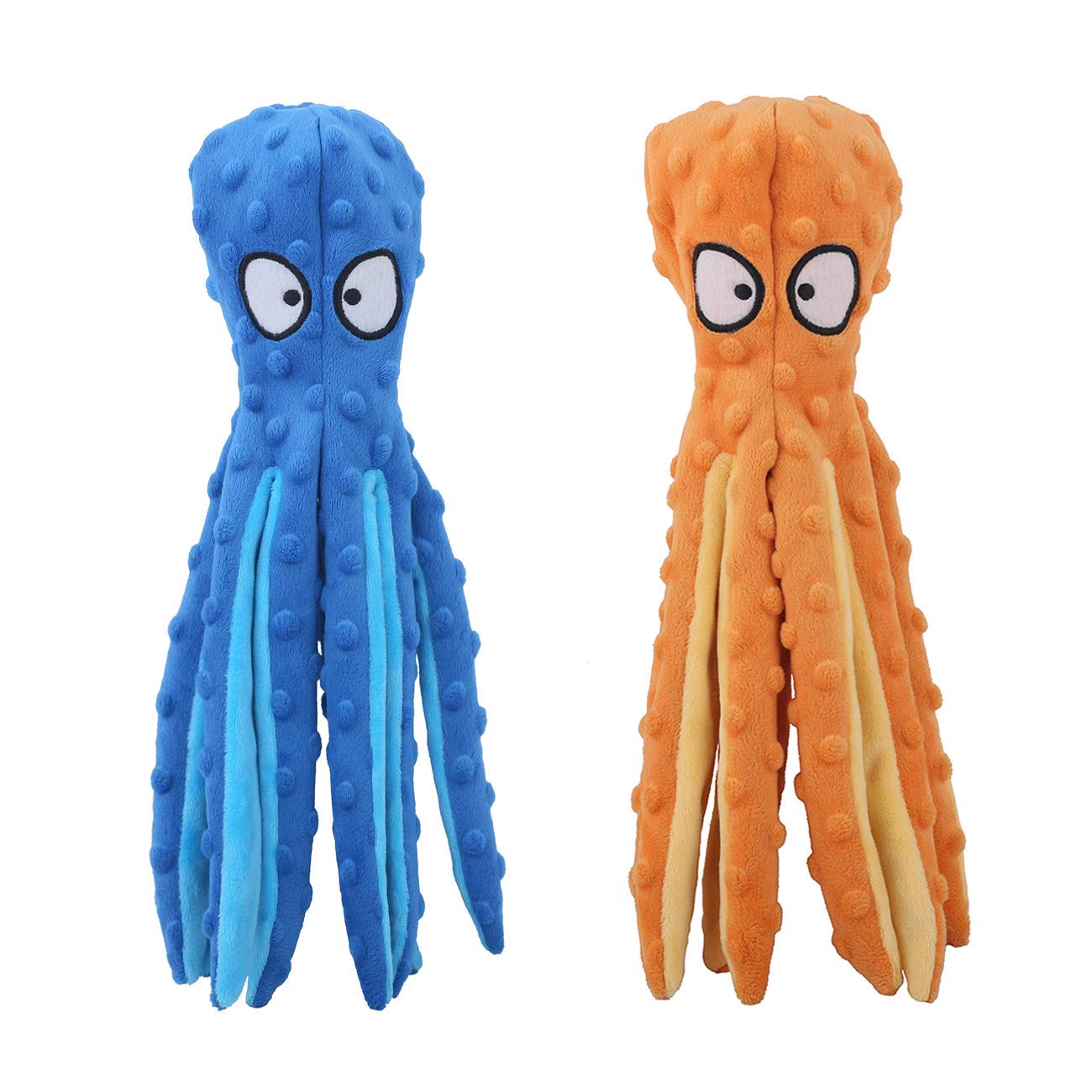 Indestructible Dog Toy for Aggressive Chewers with Squeaker – Stuffing-Free Octopus Design 10
