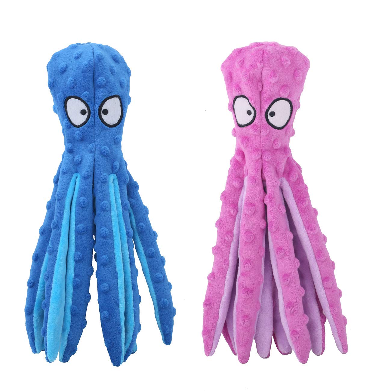 Indestructible Dog Toy for Aggressive Chewers with Squeaker – Stuffing-Free Octopus Design 9