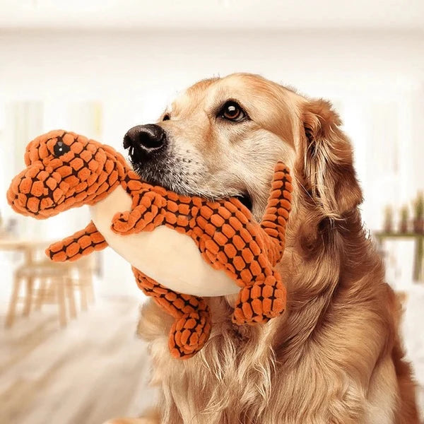 Indestructible Plush Dog Toy for Heavy Chewers – Durable Velvet with Squeaker, Ideal Dog Toy for Aggressive Chewers 2