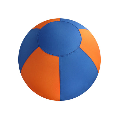 Inflatable dog toy designed for outdoor play, featuring a durable push and chase design in bright colors for easy visibility. 16