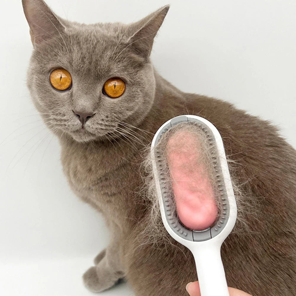 Innovative Cat and Dog Comb with Water Reservoir for Shedding Control – Effective Grooming Tool for Wet and Dry Use 4
