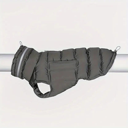 Insulated Dog Coat for Winter - Reflective, Water-Repellent, Adjustable Fit for All Breeds 6