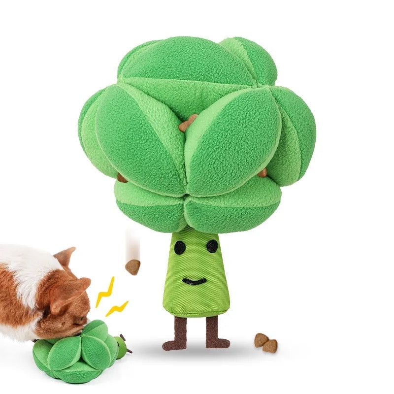 Interactive Broccoli Treat Toy for Dogs and Cats – Engaging Sniffing Puzzle 0