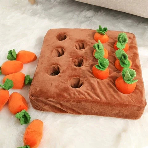 Interactive Carrot Garden Dog Puzzle Toy for Mental Stimulation and Entertainment 5
