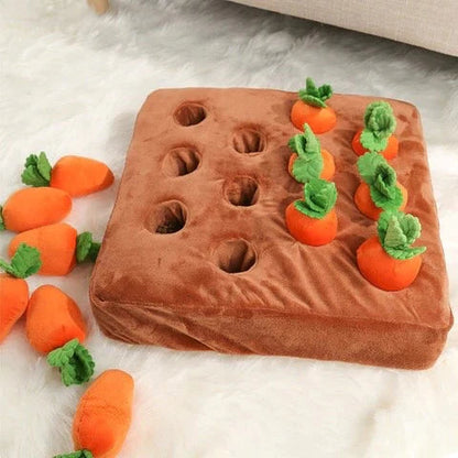 Interactive Carrot Garden Dog Puzzle Toy for Mental Stimulation and Entertainment 5