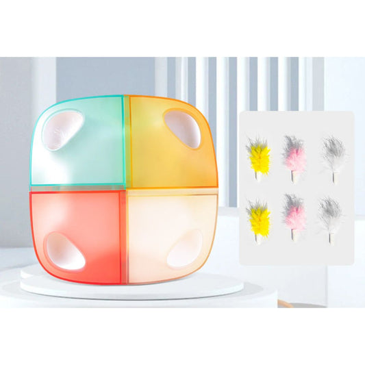 Interactive Cat Hide-and-Seek Puzzle Toy with Customizable Modules 0