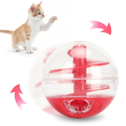 Interactive Cat Snack Ball – Slow Feeder Toy for Healthy Eating and Play – Engages Cats, Reduces Boredom, Adjustable Difficulty 3