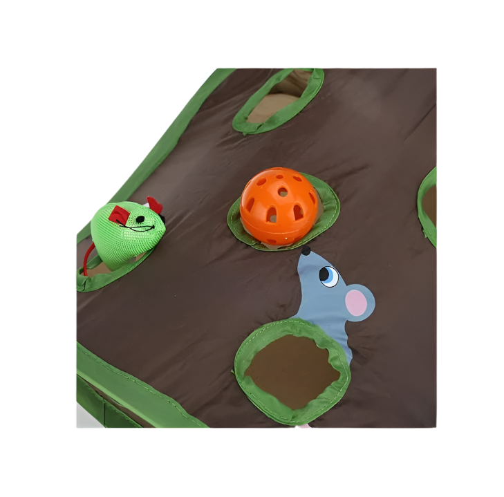 Interactive Cat Tent with Built-in Toys for Indoor & Outdoor Play – Cozy Pop Up Kitty Tent for Relaxation and Exercise 7