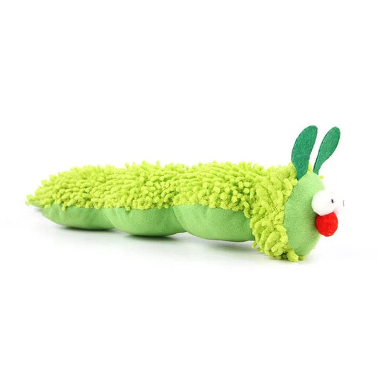 Interactive Cat Toy Caterpillar Design with Catnip and Silver Vine – Plush Cotton for Engaging Play and Healthy Exercise 0