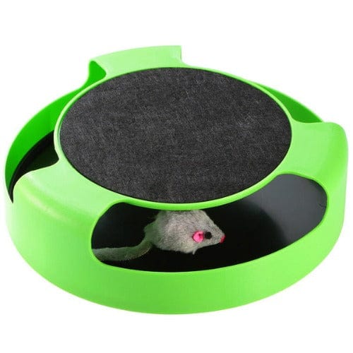 Interactive cat toy featuring a hidden mouse designed for indoor play, providing an engaging puzzle experience for cats to stimulate their hunting instincts. 5