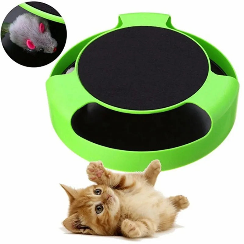 Interactive Cat Toy with Moving Mouse – Engaging Fun for Indoor Cats, Promotes Hunting Instincts, Durable ABS Plastic 1