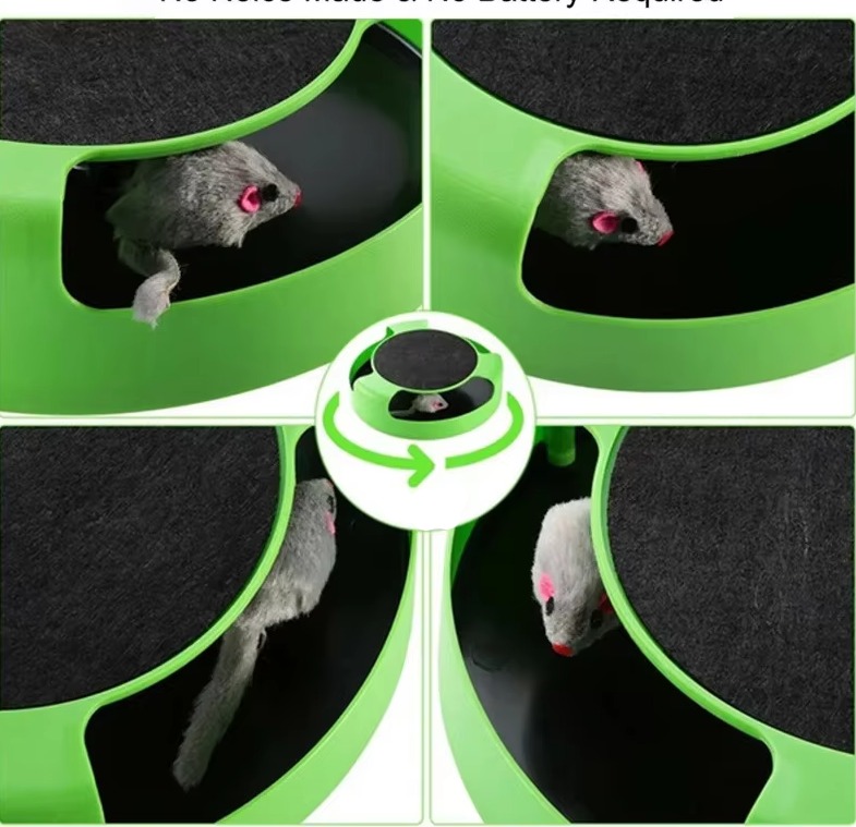 Interactive Cat Toy with Moving Mouse – Engaging Fun for Indoor Cats, Promotes Hunting Instincts, Durable ABS Plastic 7