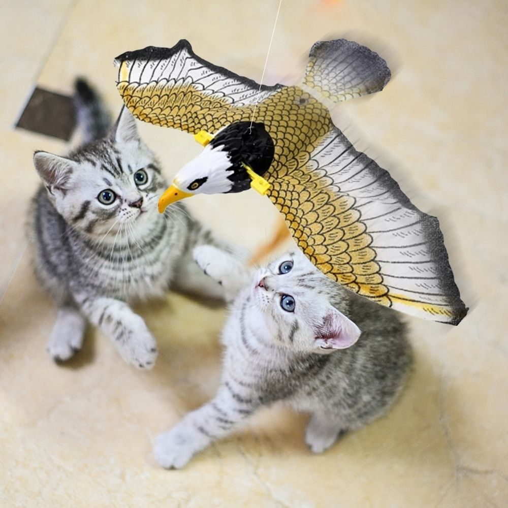 Interactive Cat Toy with Realistic Sounds and Flapping Wings – Engaging Cat Playmate for Exercise and Hunting Instincts 1