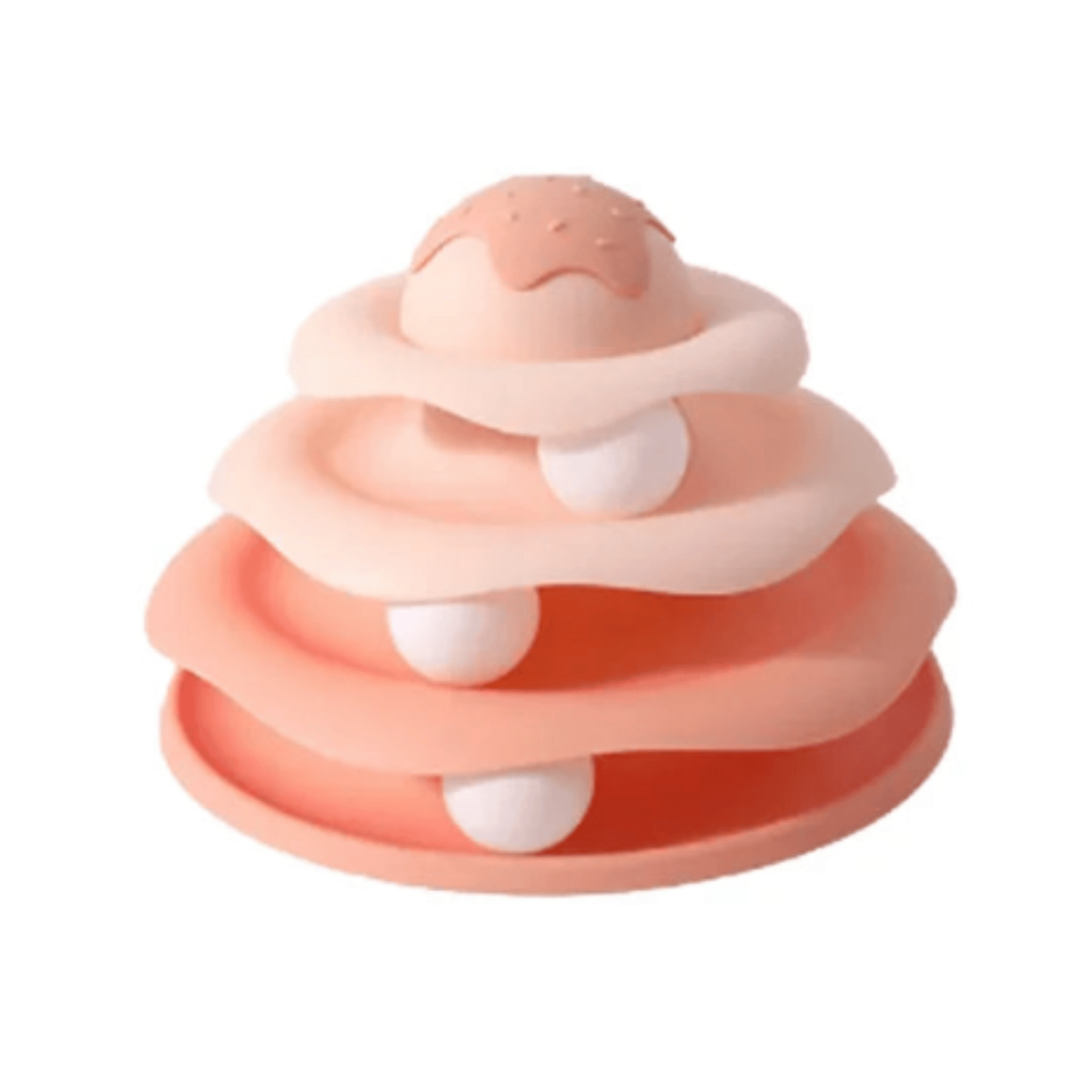 Interactive Cat Toy with Revolving Tower and Colorful Rolling Balls – Engaging Play for All Ages 3