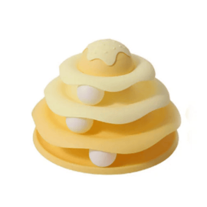 Interactive Cat Toy with Revolving Tower and Colorful Rolling Balls – Engaging Play for All Ages 5