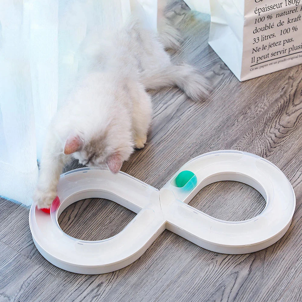 Interactive Cat Toy with Rolling Ball – Engaging Play Area for Kittens and Adult Cats, Stimulates Hunting Instincts 7