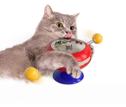 Interactive Cat Toy with Spinning Balls and Catnip – Engaging Play for Cats 3