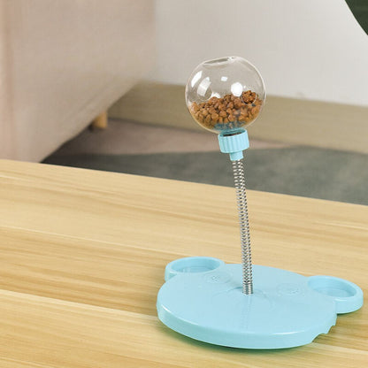 Interactive Cat Toy with Wobbling Design and Catnip Balls – Engaging Treat Dispenser for Active Cats 3