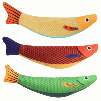 Interactive Catnip Fish Toy for Cats – Plush Chew Toy for Dental Care and Engaging Play 1