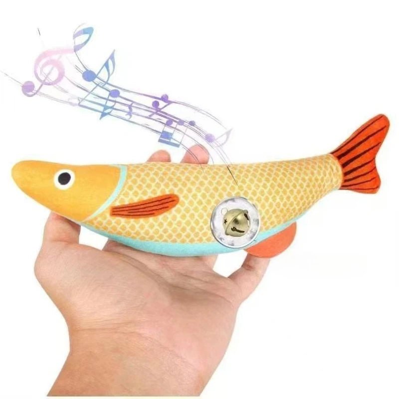 Interactive Catnip Fish Toy for Cats – Plush Chew Toy for Dental Care and Engaging Play 3