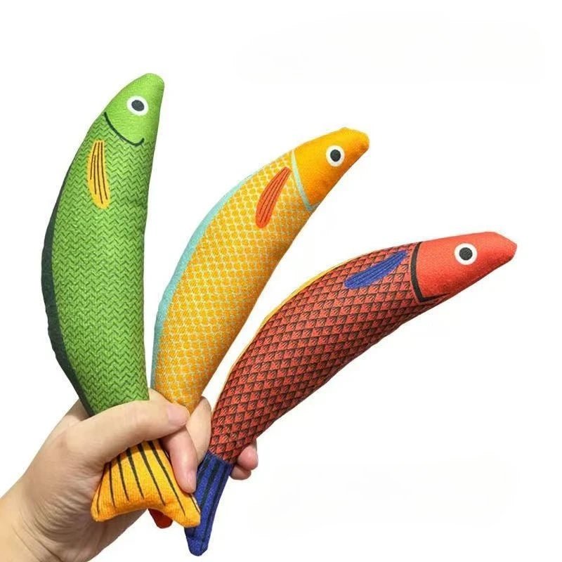 Interactive Catnip Fish Toy for Cats – Plush Chew Toy for Dental Care and Engaging Play 6